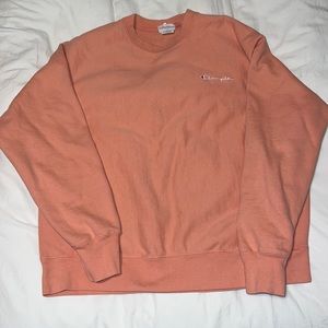 Champion salmon pink color crew neck perfect condition